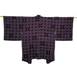 Haori Shibori Círculo Morado