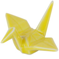 Hashioki reposa palillos Grulla origami amarillo