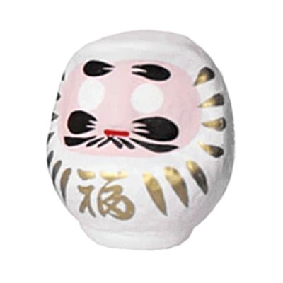 Gran daruma de la buena suerte blanco