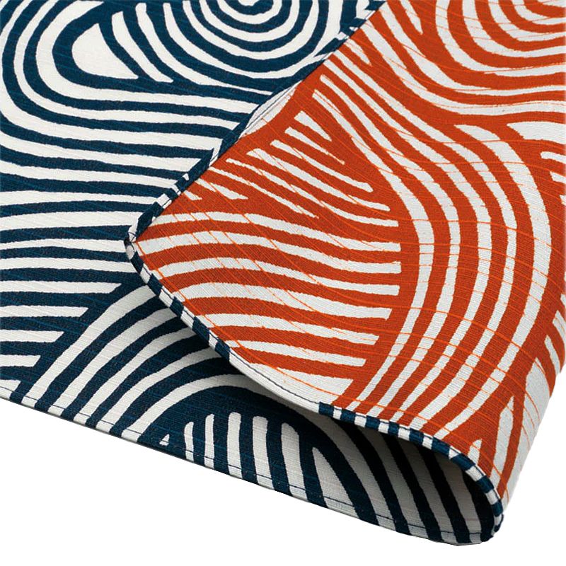 Furoshiki lazos reversible Azul Naranja