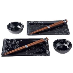 Set de sushi Sakura negro