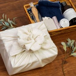 Furoshiki 70 Algodón orgánico Beige