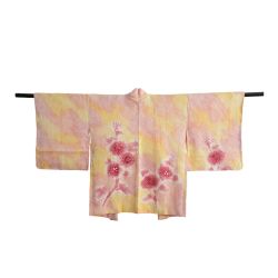 Haori peach shibori