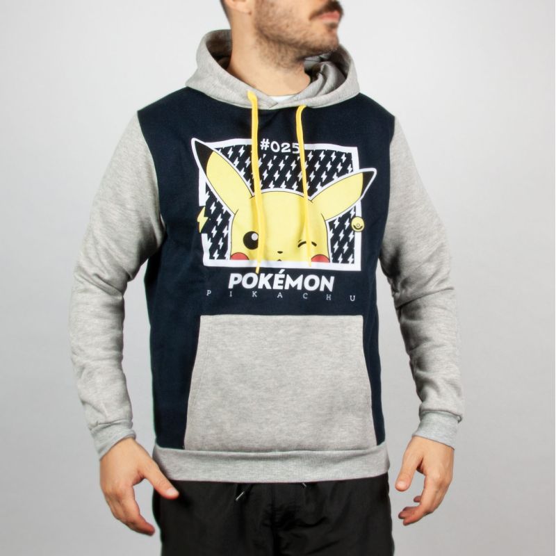 Sudadera Pokémon con capucha y bolsillo canguro